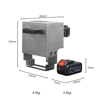 Lithium battery dot pin depth marking machine